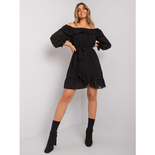 Och Bella Dress-TW-SK-BI-1203.72P-black Cene