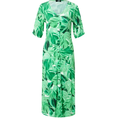 Wallis Košulja haljina kraljevski zelena / travnato zelena / svijetlozelena