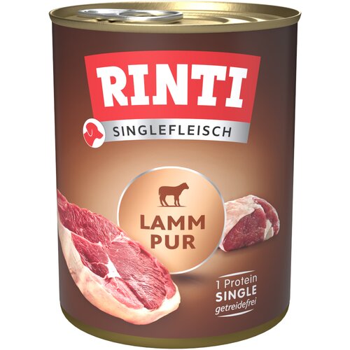  Varčno pakiranje RINTI Singlefleisch 24 x 800 g - Čista jagnjetina Cijene