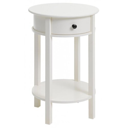  Noćni ormarić Egeby 1 fioka bela ( 3674174 ) Cene