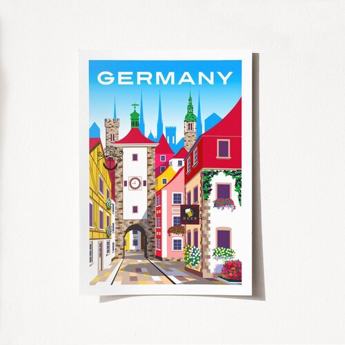 Wallity poster Germany-2002, 50x70 cm Cene