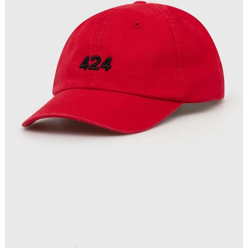 424 Pamučna kapa sa šiltom boja: crvena, s aplikacijom, 35L01.236585