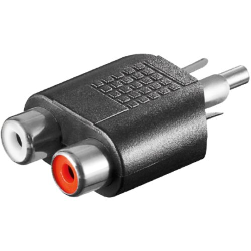  AC18 audio adapter 1&amp;times;RCA utikač na 2&amp;times;RCA utičnice, mono Slike