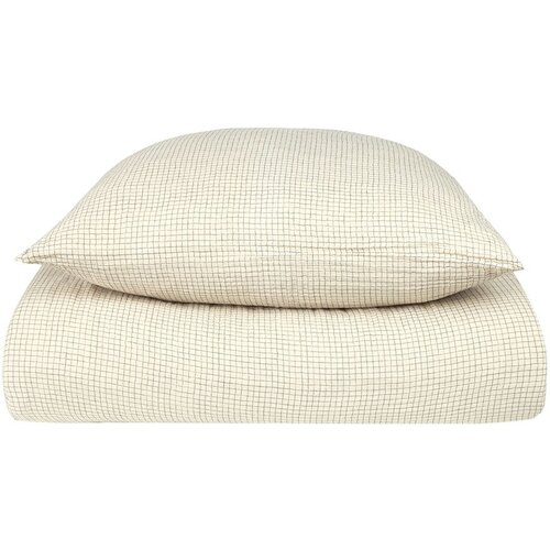Nobodinoz Wabi Sabi Posteljina Blue Grid Slike