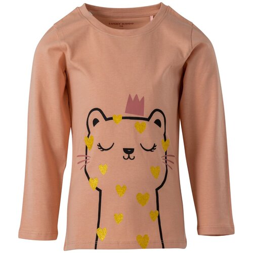 Lucky Kiddo majica DR LK-KGT LS 2_25 D roza 110 Cene