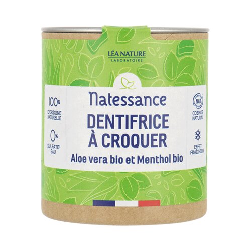 Natessance Tablete za pranje zubi - Aloe vera i mentol Cijene
