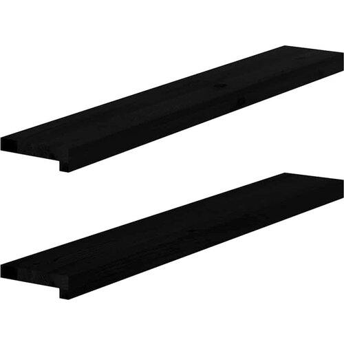  Prozorske klupice 2 kom tamnosmeđe 100x15x2 cm masivne hrast Cijene