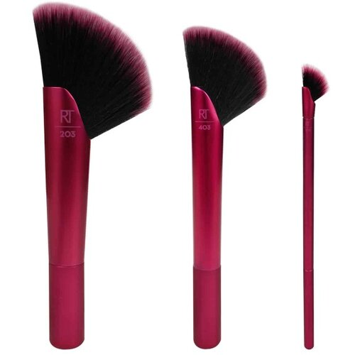 Real Techniques Set četkica za &amp;scaron;minkanje Rebel Edge Trio Slike