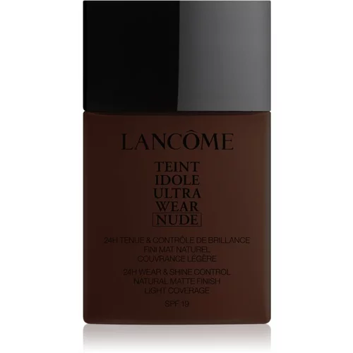 Lancôme Teint Idole Ultra Wear Nude lahka matirajoča podlaga odtenek 17 Ebène 40 ml