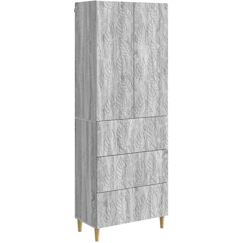 VidaXL Set ormara 2 kom. 66 x 34 5 x 90 cm Konstruirano drvo - Sivi hrast sonoma Slike
