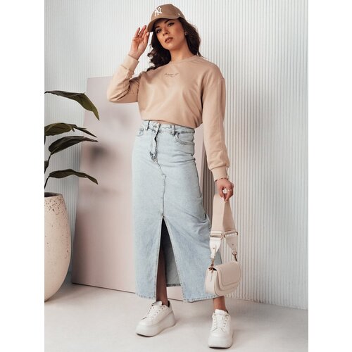 DStreet Women's oversize sweatshirt AWIOL cream Cene