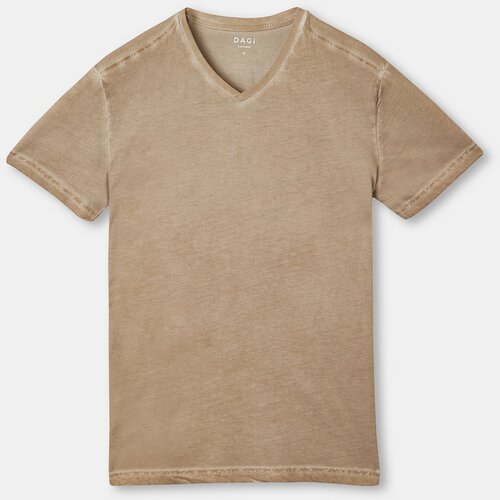 Dagi T-Shirt - Beige - Regular fit Slike