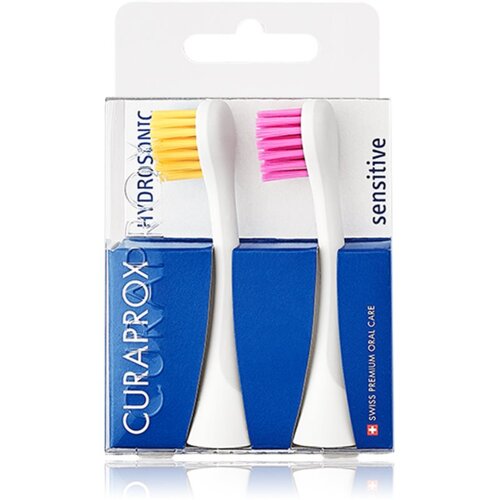 Curaprox Hydrosonic Sensitive zamjenske glave za zubnu četkicu 2 kom Slike