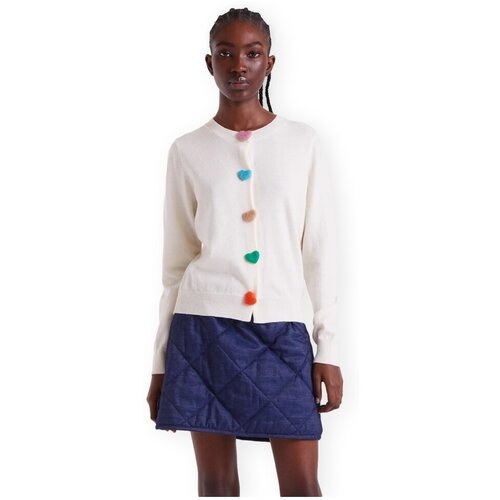 Compania Fantastica COMPA&amp;Ntilde;IA FANT&amp;Aacute;STICA Cardigan 10320 - Ecru Bež Slike