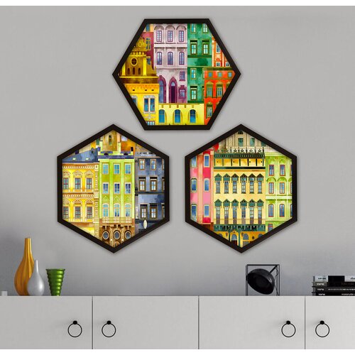Wallity uramljena slika 6GEN376404, 35x35 cm, 3 dela Cene