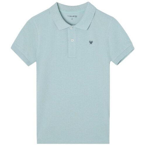 Silbon Polo majice kratki rokavi 132224 Modra Cene