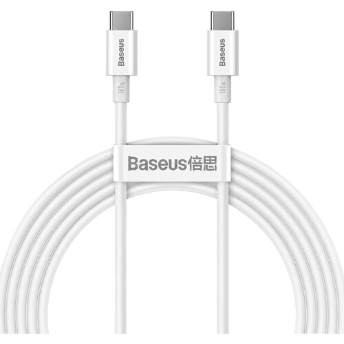 Baseus Superior USB-C v USB-C kabel 100W bele barve dolžine 2m CATYS-C02 Cene