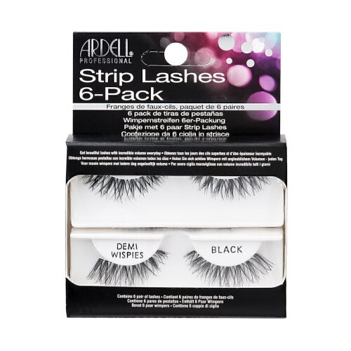 Ardell umetne trepalnice - Strip Lashes (6-Pack) Slike