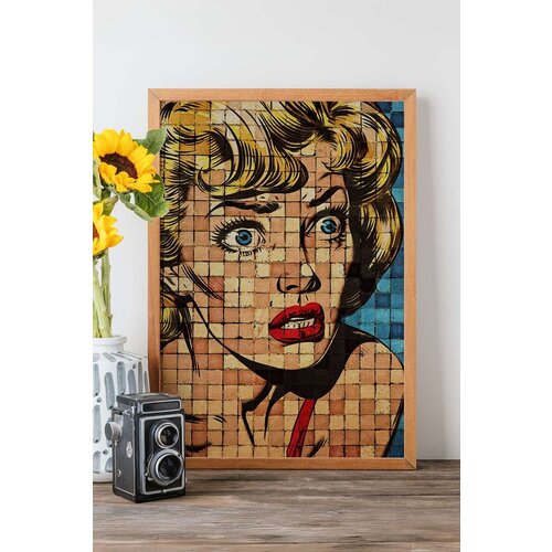 Wallity uramljena slika Popmosaıc16, 33x48 cm Cene