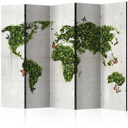  Paravan u 5 dijelova - The butterfly garden II [Room Dividers] 225x172 Cijene