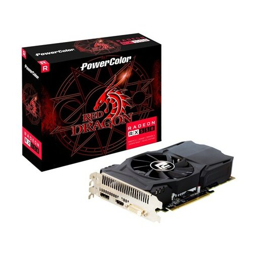 Powercolor AMD Radeon AXRX RX550 Red Dragon 2GB GDDR5, 128bit AXRX 550 2GBD5-DH grafička kartica Slike