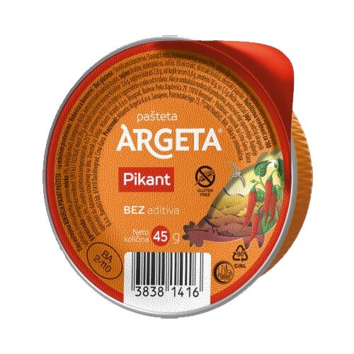 Argeta Pa&amp;scaron;teta pikant, 45g Slike
