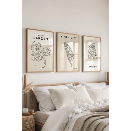 WALLXPERT Č-300543 - 3040 vi&scaron;enamenski set dekorativnih slika (3 komada) Cene