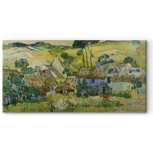  Slika - Vincent Van Gogh &amp;ndash; Farms near Auvers 120x60 Standard Slike