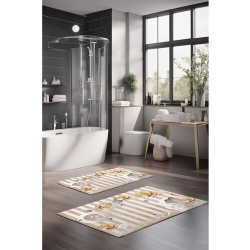  CT-5230 multicolor bathmat set (2 pieces) Cene