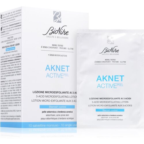 BioNike Aknet ACTIVEpeel eksfoliacijski robčki za obraz 20 kos Cene