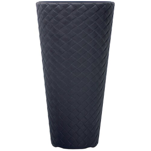 Prosperplast saksija Pletena sa ulo&scaron;kom - antracit S433 / 30&times;55 cm Cene
