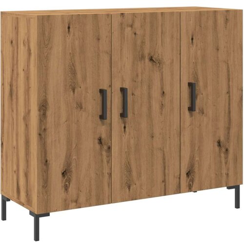 VidaXL Komoda boja hrasta artisana 90 x 34 x 80 cm konstruirano drvo Slike