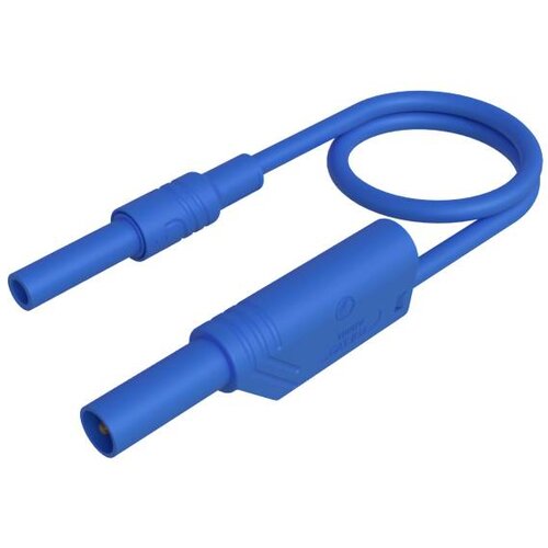 SKS Hirschmann MAL S WS-B 200/2\,5 bl varnostni merilni kabel 4 mm varnostna vtičnica 4 mm varnostni vtič\, z možnostjo zlaganja 200 cm modra 1 kos, (20423349) Cene