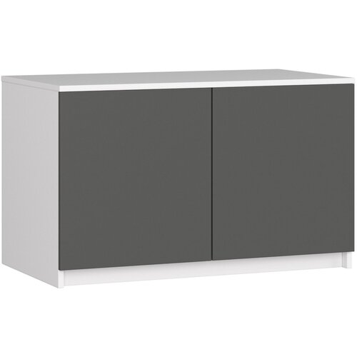 AKORD razširitev omare s 90 cm - bela-grafitno siva - 2 vrata, (21713539) Cene