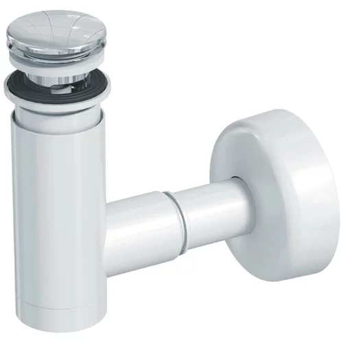 PREVEX Sifon za umivalnik Prevex Easy Clean (DN 32 in 40, pop-up, bel s kromiranim čepom, PVC)