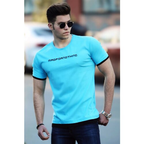 Madmext T-Shirt - Blue - Regular fit Slike