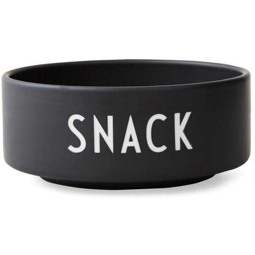 Design Letters crna porculanska zdjela Snack, &amp;oslash; 12 cm Slike
