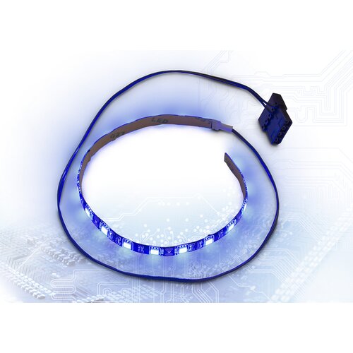 InterTech LED Strip 30cm Molex LED trak modra osvetlitev Cene