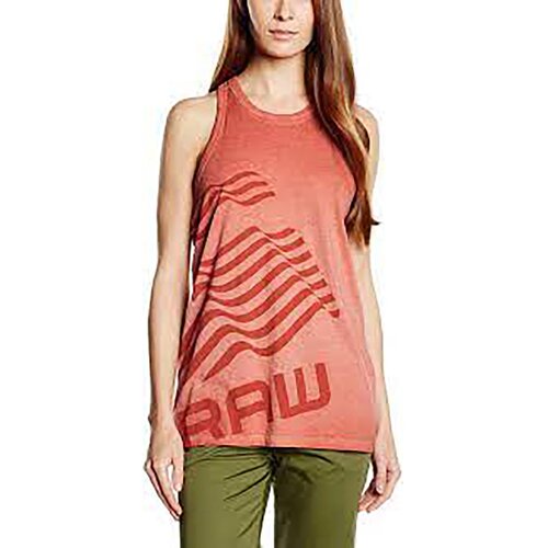 G-star T-shirt - G-star Redill slim r t wmn tanktop orange Cene