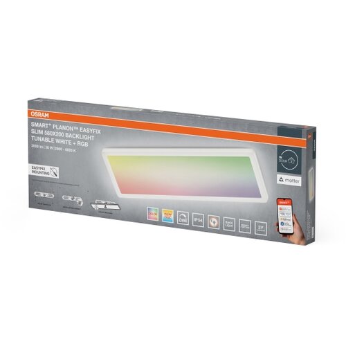 Osram LED RGBW prigu&amp;scaron;iva kupatilsko plafonsko svetlo SMART+ PLANON LED/30W/230V Wi-Fi IP54 bela Slike