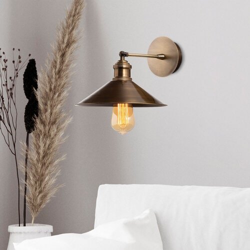 Opviq Zidna lampa E27 Max 40W, Bronza Slike