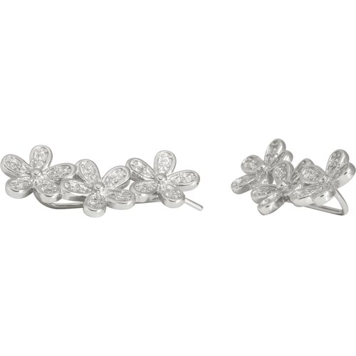J&B Jewelry J&amp;B Jewellery 925 Srebrne minđuše koje prate liniju uha 01 Cene