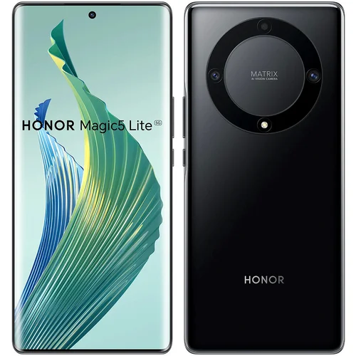 Honor Obnovljeno - znaki rabe - Magic5 Lite 5G crn 128 GB 6 GB ram - vidne oznake uporabe obnovljeno, (21598537)