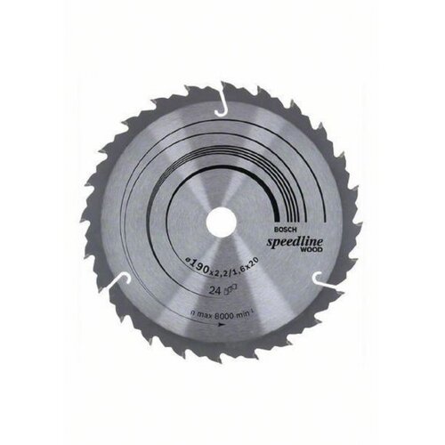 Bosch list kružne testere speedline wood 190 x 20;16 x 2.6 mm. 24 Cene
