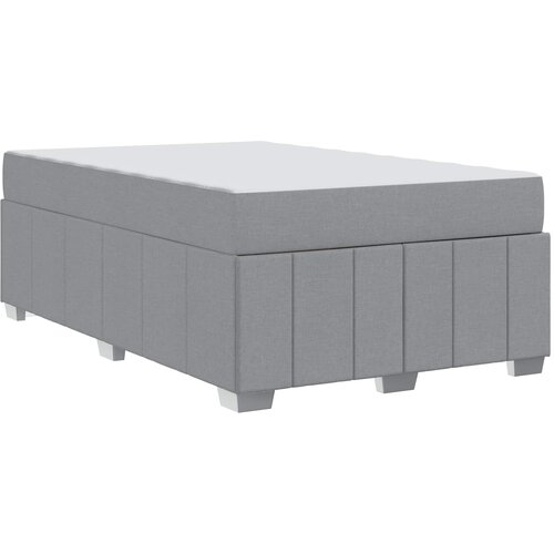  Krevetna konstrukcija Svijetlo siva 120 x 200 cm tkanina Slike