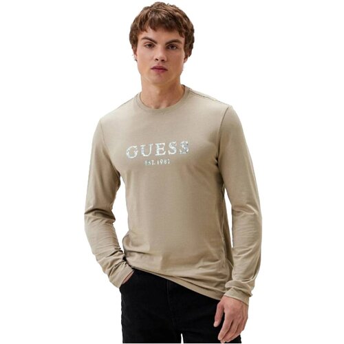 Guess Majice z dolgimi rokavi M4YI39 J1314 Bež Slike