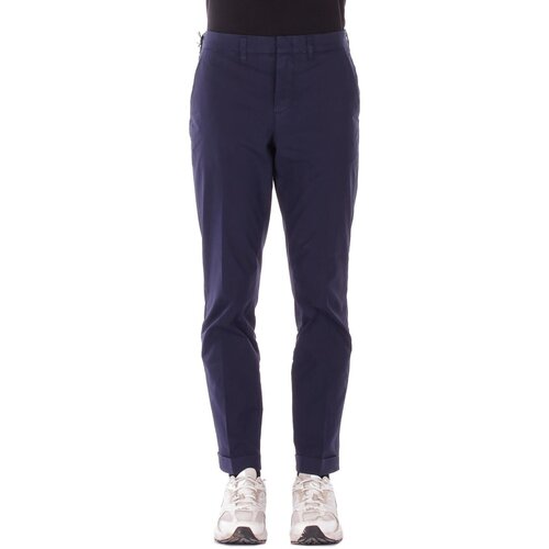 Fay Hlače Chino / Carrot NTM8652187 Modra Cene