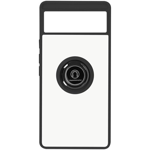 AVIZAR Ovitek za Google Pixel 6, odporen proti udarcem, z držalom za prstan in zadimljenim trdim hrbtom - crn, (20632352) Cene