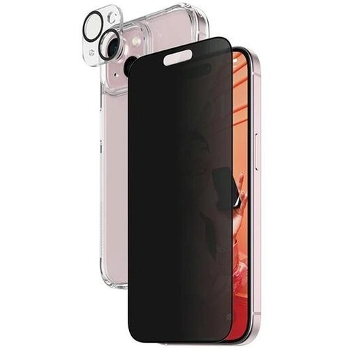 PanzerGlass PRIVACY BUNDLE OVITEK 3V1 PRIVATIZIRNO STEKLO ZA IPHONE 15, (21356601) Cene