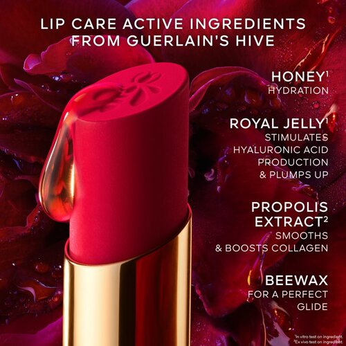 Guerlain KissKiss razko&amp;scaron;na &amp;scaron;minka z medom odtenek 599 RED ASTER 1.85 g Slike